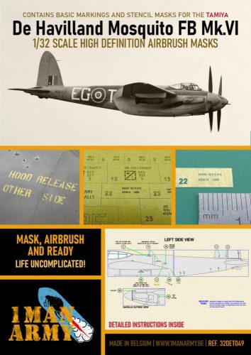 1 Man Army - De Havilland Mosquito FB Mk.VI  for Tamiya