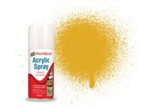 Humbrol - HUMBROL ACRYLIC HOBBY SPRAY 150ML No 16 Gold