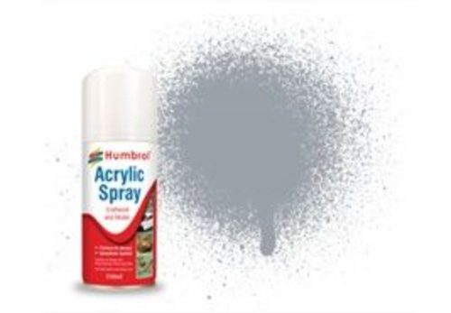 Humbrol - HUMBROL ACRYLIC HOBBY SPRAY 150ML No 165 Medium Sea Grey Satin