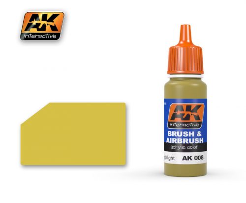 AK Interactive - Dunkelgelb High Light 17 ml