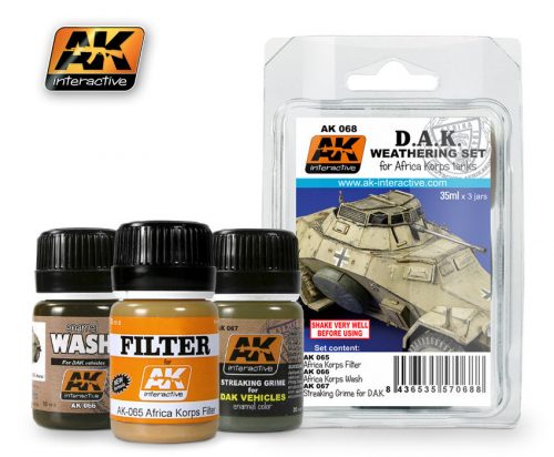 AK Interactive - Afrika Korps Weathering Set