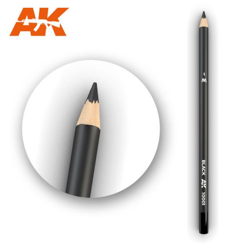 AK Interactive - Watercolor Pencil Black