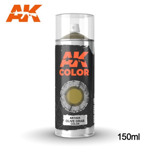 AK Interactive - Olive Drab Color - Spray 150Ml