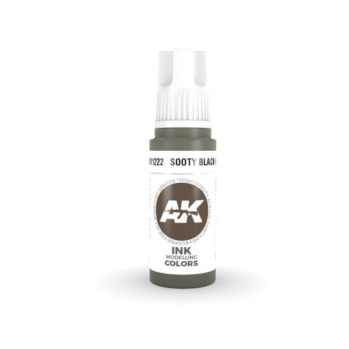 AK Interactive - Sooty Black INK 17ml