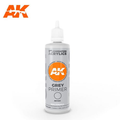 AK Interactive - Grey Primer 100 ml 3rd Generation