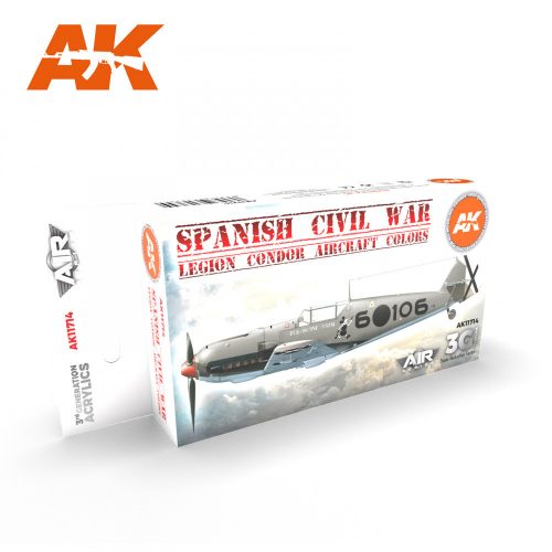 AK Interactive - Spanish Civil War. Legion Condor Aircraft  SET 3G