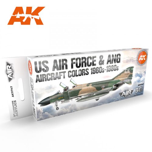 AK Interactive - US Air Force & ANG Aircraft 1960s-1980s SET 3G