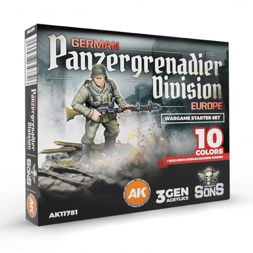 AK-Interactive - German Panzergrenadier Division Europe - Wargame Starter Set (1