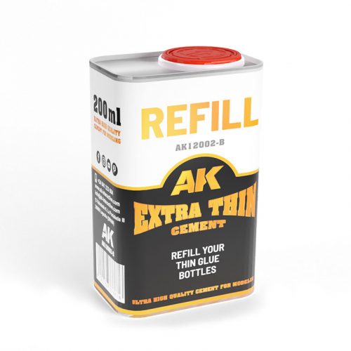 AK-Interactive - 250 Ml. Refillextra Thin Cement