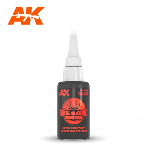 AK Interactive - Black Widow Cyanocrylate Glue