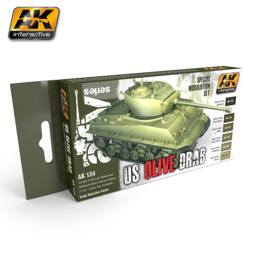 AK Interactive - Olive Drab Modulation Set