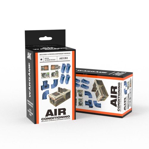 AK Interactive - AIR CONDITIONING SET WARGAME (RESIN 30-35MM)