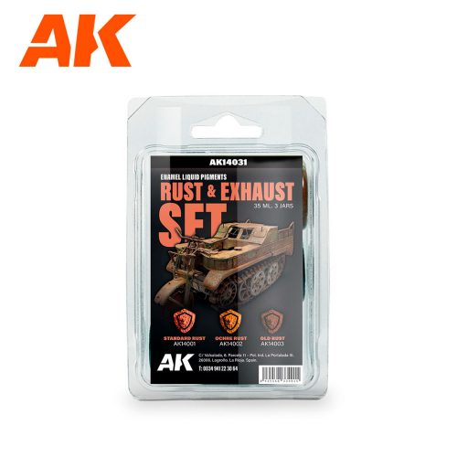 AK-Interactive - Rust & Exhaust Set - Liquid