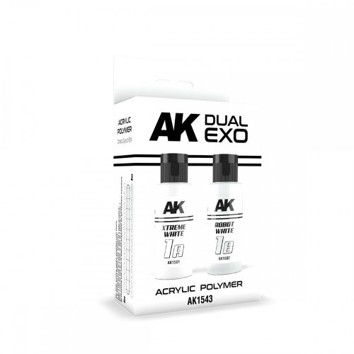 AK Interactive - Xtreme White & Robot White Dual Exo