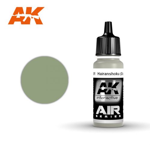 AK Interactive - Hairyokushoku (Grey-Green) 17 ml