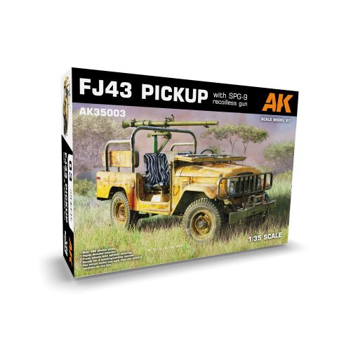 AK Interactive - Fj43 Pickup With Spg-9 Recoilless Gun 1/35