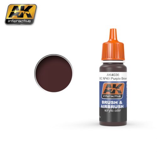 AK Interactive - Bsc. Nº49 Purple Brown 17 ml