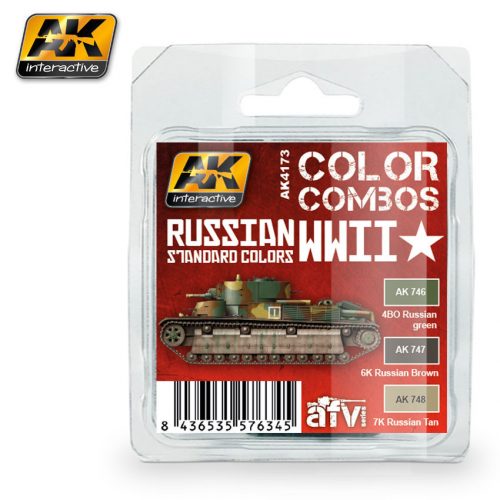 AK Interactive - Russian WWII Standard Colors Combo