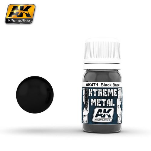 AK Interactive - Xtreme Metal Black Base