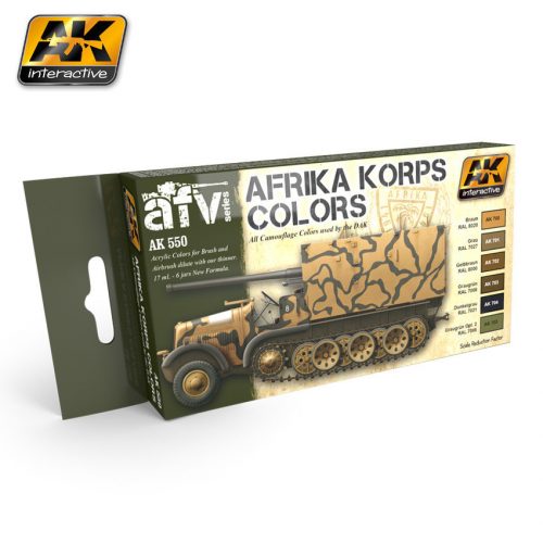 AK Interactive - Afrika Korps Colors Set