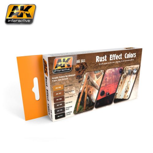 AK Interactive - Rust Effects Colors Set