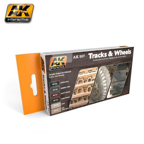 AK Interactive - Track And Wheels Colors Set