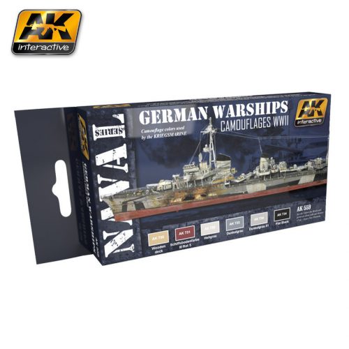 AK Interactive - German Warships Colors Set