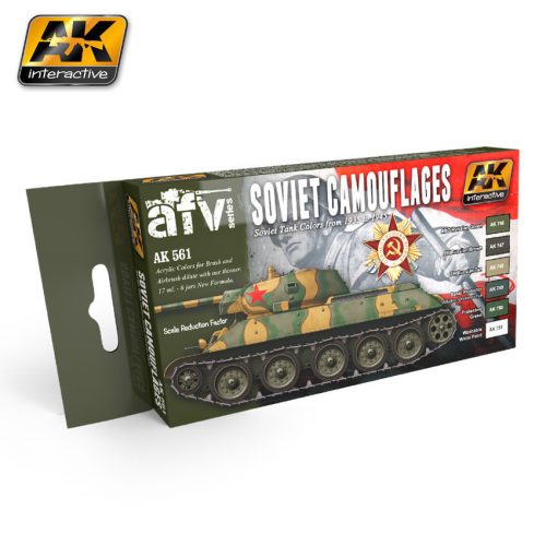 AK Interactive - Soviet Camouflages Colors Set