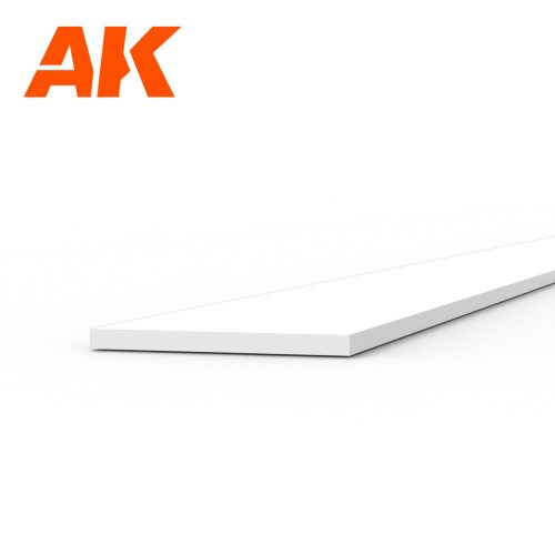 AK Interactive - Strips 0.30 x 4.00 x 350mm - STYRENE STRIP