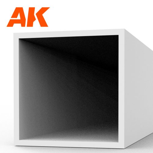 AK Interactive - Square hollow tube 6.00x350mm(0,7mm)-STYRENE STRIP