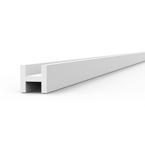 AK Interactive - BEAMS H SHAPE 1.5 x 1.5 x 350 mm x 4 units STYRENE