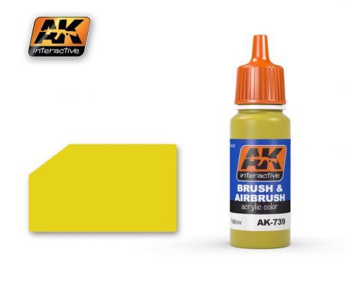 AK Interactive - Yellow Acrylic Color 17 ml