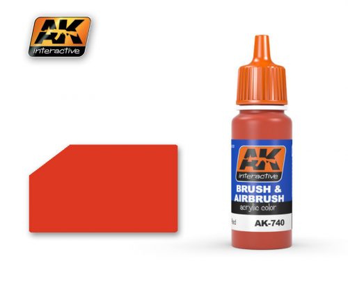 AK Interactive - Red Acrylic Color 17 ml