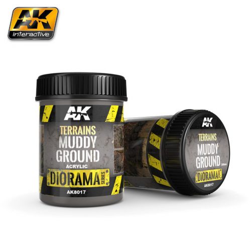 AK Interactive - Terrains Muddy Ground - 250Ml (Acrylic)