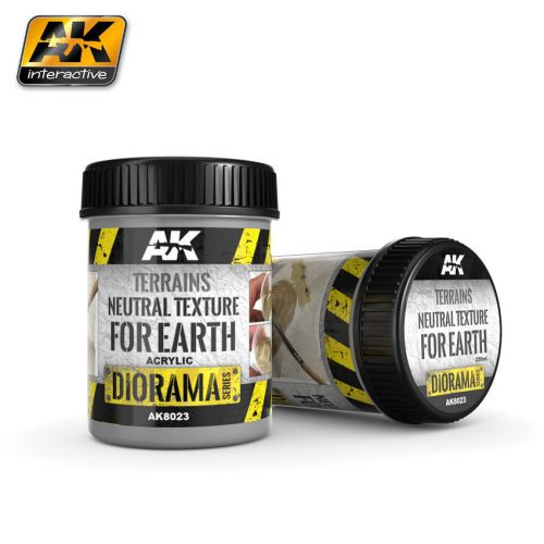 AK Interactive - Terrains Neutral Texture - 250Ml (Acrylic)