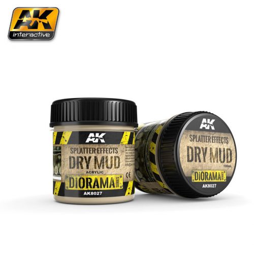 AK Interactive - Splatter Effects Dry Mud - 100Ml (Acrylic)