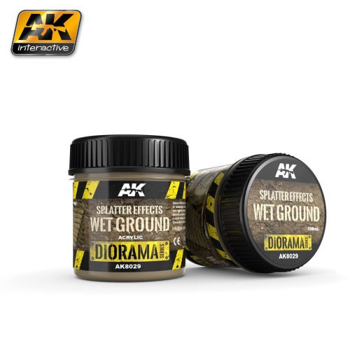 AK Interactive - Splatter Effects Wet Ground - 100Ml (Acrylic)