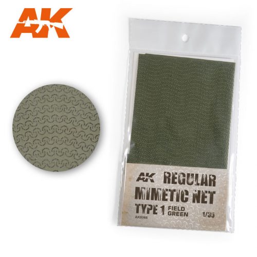 AK Interactive - Regular Camouflage Net Type 1 Field Green