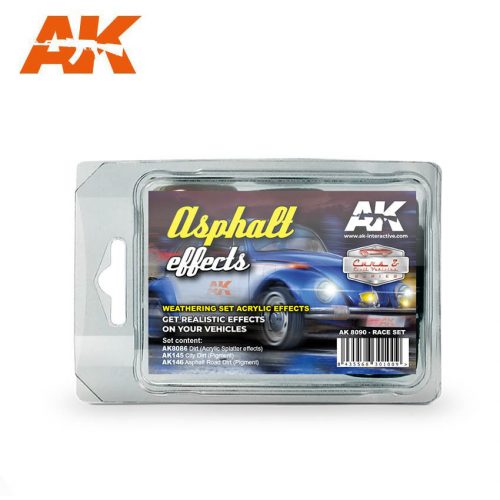 AK Interactive - Asphalt Effects Race Set