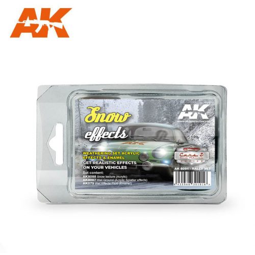 AK Interactive - Snow Effects Rally Set