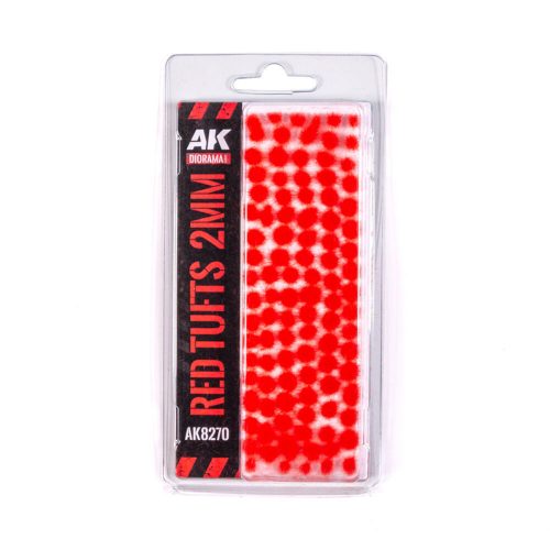 AK Interactive - RED - FANTASY TUFTS 2MM