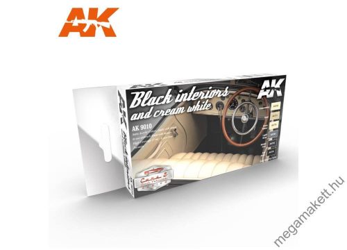 AK Interactive - Black Interiors And Cream White