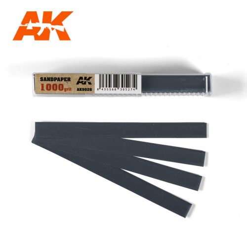 AK Interactive - Wet Sandpaper 1000 grit x 50 units