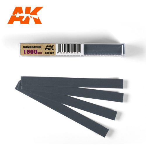 AK Interactive - Wet Sandpaper 1500 grit x 50 units