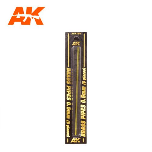 AK Interactive - Brass Pipes 0,5Mm, 5 Units