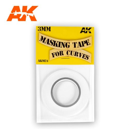 Ak Interactive - Masking Tape For Curves 3 Mm