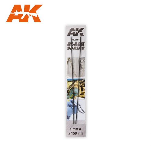 AK Interactive - Black Spring 1mm