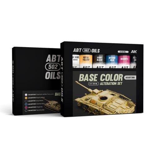 AK Interactive - BASE COLOR ALTERATION SET - ABT 502 OILS