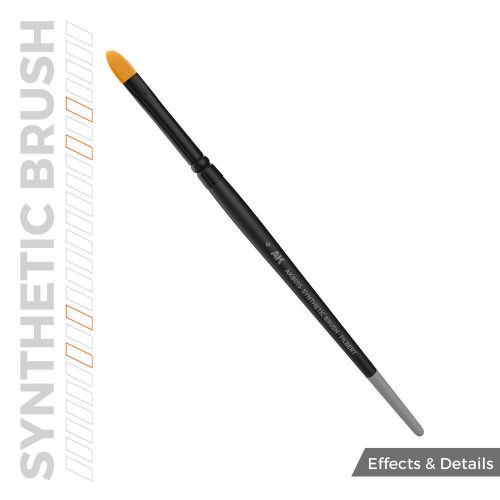 AK Interactive - AK SYNTHETIC BRUSH - FILBERT 4