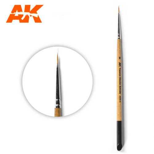 AK Interactive - Ak Premium Siberian Kolinsky Brush 0